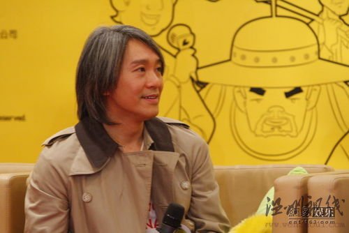 周星驰宣传动画电影《长江七号爱地球》。