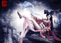 名模古晨代言网络游戏《