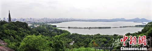 资料图：杭州西湖全景。中新社发 李忠 摄 CNSPHOTO