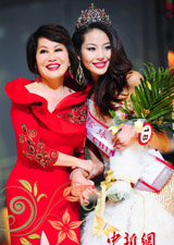 2011环球小姐罗紫琳 24岁的罗紫琳摘得2011中国环球小姐后冠