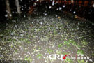 沈阳突降冰雹雷电交加