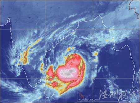 热带气旋THANE在孟加拉湾洋面生成 或将。登陆印度