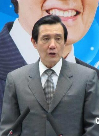 马英九首次针对吴伯雄在北京提“一国两区”作完整说明，强调这个“宪政”架构，是从李登辉执政时就定了。（中评社 倪鸿祥摄）