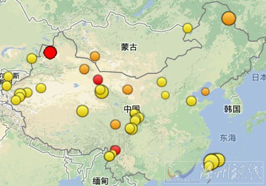 银川地震了吗？6月24日宁夏永宁地震2.1级，银川稍有震感。