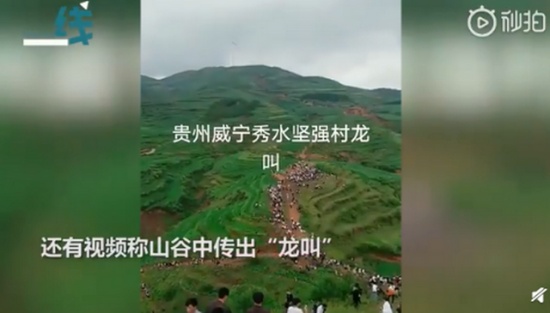 贵州山中龙吟为鸟类发出声源
