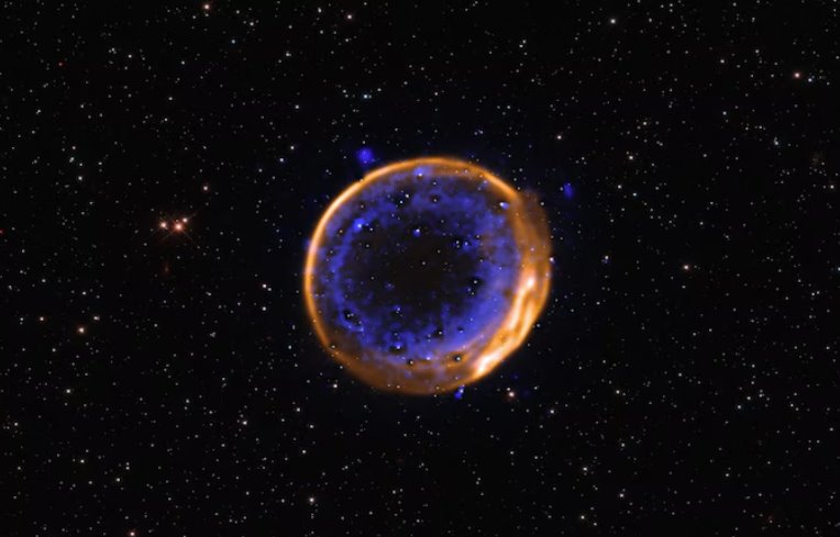 科学家首次观测到濒死恒星爆炸时的内部结构（资料图）