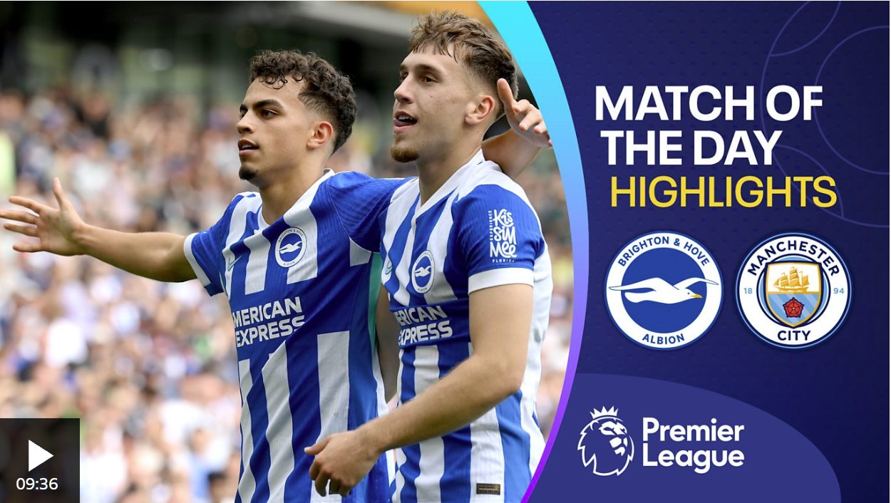 布莱顿绝杀曼城