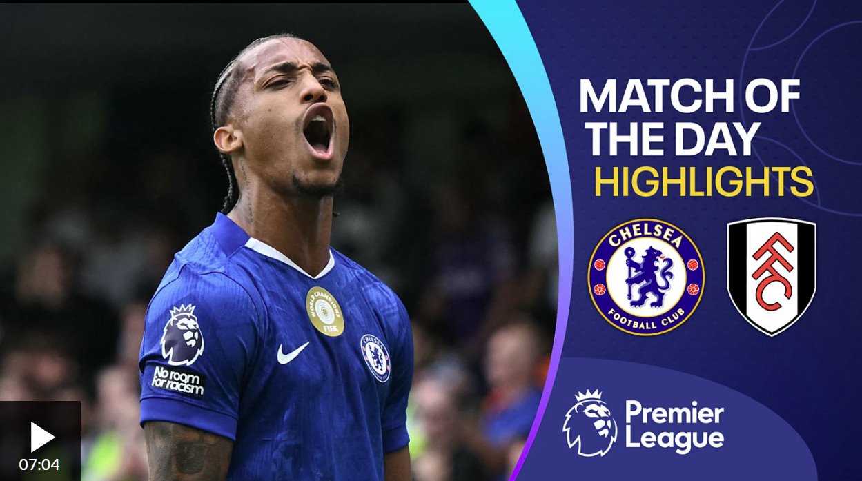 英超联赛亮点：切尔西在VAR的戏剧性中继续保持不败