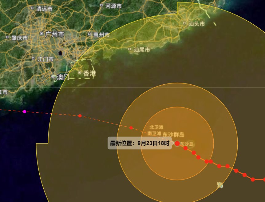 广州已转移40107人 防御超强台风桦加沙