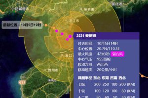 强台风麦德姆登陆广东