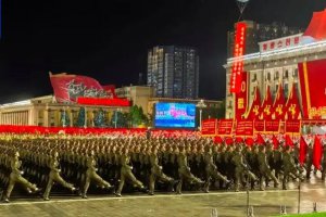 朝鲜阅兵 援俄方队高