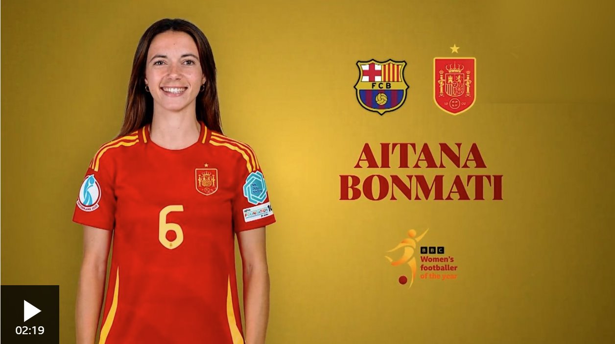 BBC年度最佳女足球员候选人艾塔娜·邦马蒂